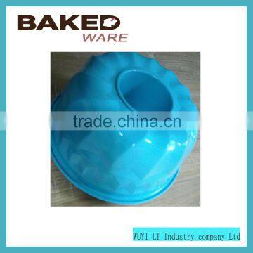 Hot sale bakeware non-stick bundform pan cake pan with blue color