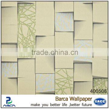 Geometric design interior 3d wall panel wallcoverings for wall