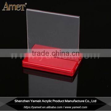 China Wholesale Custom Size Eco-friendly Acrylic Menu Holder photo-2