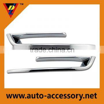 Car decoration accessories chrome fog light trim for BMW F10 body kit