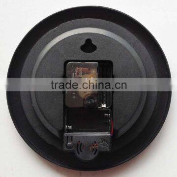 8 Inch Round Brown Wood Talking Cat Clock photo-3