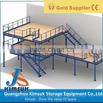 Guangzhou supplier , professional service,huge warehouse two-tier steel Mezzanine Floor