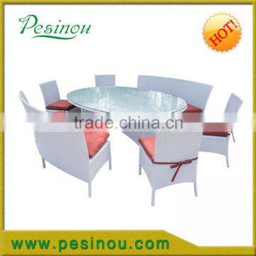 2015 Hot sell Pesinou garden rattan dining set