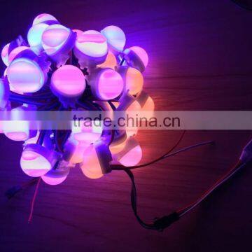 Color Changing 3 LEDs SMD5050 RGB Full-color 30mm Diameter Led Dot Light With Lens photo-3