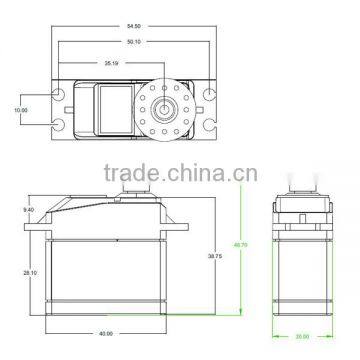 K-power DHV150 Digital Servo Metal Gear 15Kg-cm Torque photo-6