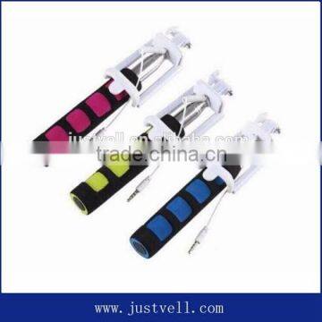 Wired Selfie Stick no Need Bluetooth Mini Selfie Stick Mobile Selfie Stick With Cable photo-2