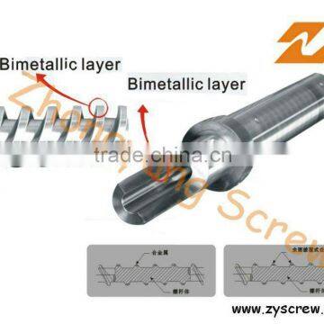 alloy screw and barrel for plastic machine