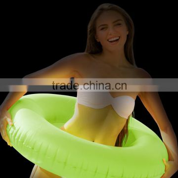 wholesale inflatable water tubes World's First Glow In The Dark Pool Float party tube