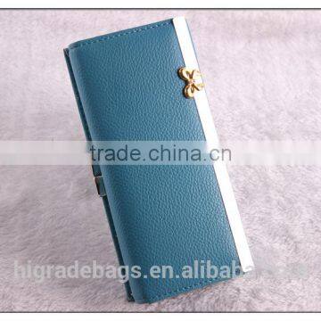 Fashion Cheap Leather Plain Wallet photo-3