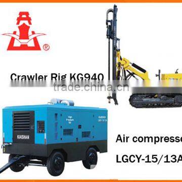 Kaishan KY100J Low- Wind Pressure Portable Crawler Drilling Rig Borehole Drilling Machine