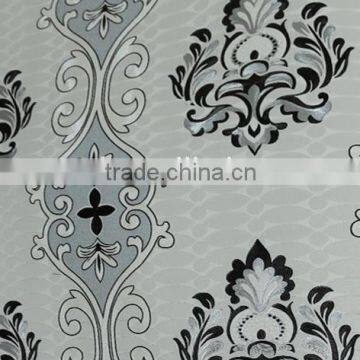 lesso one fashion designed fabric wall paper manufacturer in China