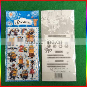 Embossed PVC Stickers Minions Stickers photo-3