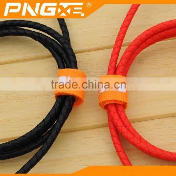 Professional cable companies high quality leather micro usb data cable for iphone 6 6s 6plus