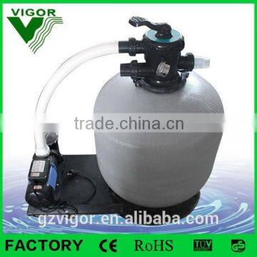 Factory 2014 Excellent Fiberglass house use sand filter for portable swimming pool