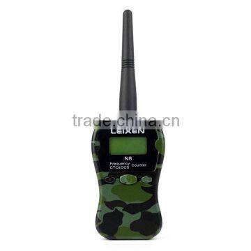 Camouflage 1MHz-1000MHz LEIXEN N8 Mini Portable LCD Display CTCSS/DCS Frequency Counter Frequency Meter Leixen N8