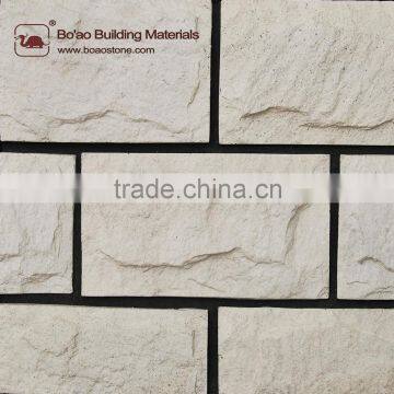 White stone bricks for private house