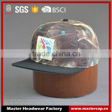 Hot style camouflage wholesale baby flat brim cap