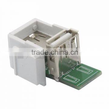 Keystone USB 2.0 Female To Female Connector With Angle Side photo-4