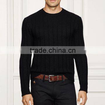 15PKCAS73 Rib knit cashmere sweaters for man