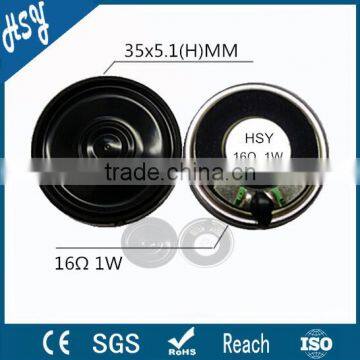 Professional 36MM 16ohm 1W Audio Speaker