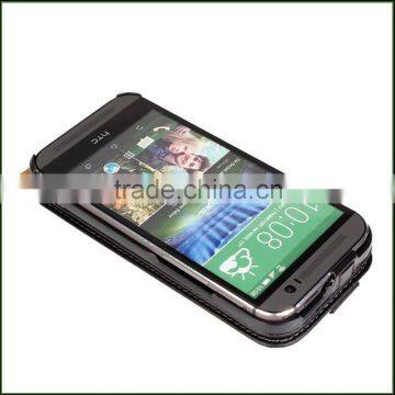 2015 New Arrived Book Style PU Leather Mobile Phone Case for HTC One M8 photo-2