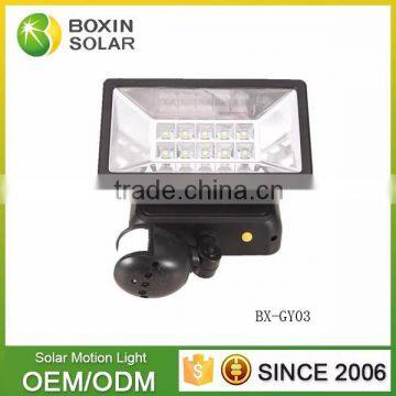 2016 hot 10 Led solar sensor light