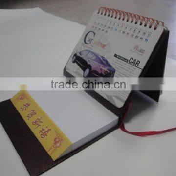 Colorful print desk calendar Unique folding desk calendar