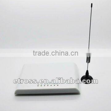 Quad-band (850/900/1800/1900mhz) GSM Analog Gateway with 1 sim card slot and 2 RJ11 ports