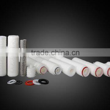 Long service time of pp cartridge,pp pleated cartridge filter,pp pleated water filter cartridge