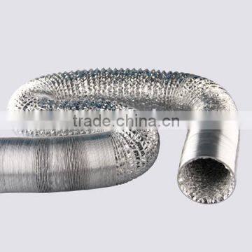 Larger diameter non-insulated Aluminum Foil Flexible Air Ventilation Duct