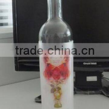 Lenticular Adhesive Wine Bottle Label,PVC fruit label,PVC3D label, pvc adhesive label,pvc adhesive sticker