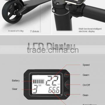 2016 the Most Fantastic Design and Hottest Lightest Weight 6.3kg Carbon Fiber Electric Scooter photo-6