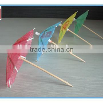 High quality wooden decorative party toothpicks