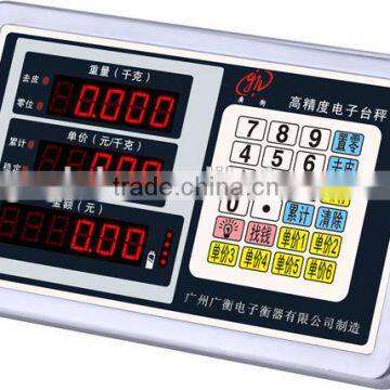 2016 good quality scale indicator weighing indicator/ price computing scale indicator part