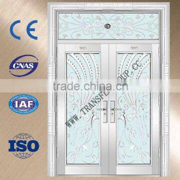 Commercial double iron doors gates