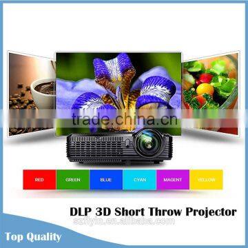 Portable 4500 Lumens Cheap Education ,Business ,Home cinema Short Throw 3D Full HD Video Projector