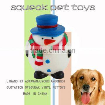 Eco-friendly vinyl chew toy for Merry Christmas gift