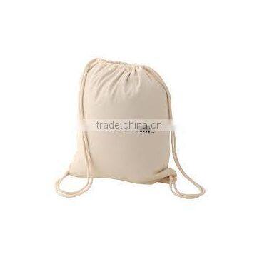 cotton bag with drawstring