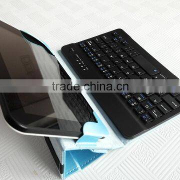 7inch in Sky Blue Direct Insertion Bluetooth Keyboard Cases Tablet Case for Ipad photo-3