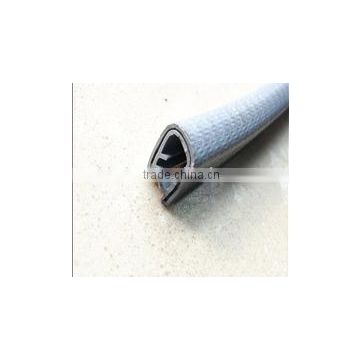 auto door seal/decorative plastic edge steel clip rubber U channel seal