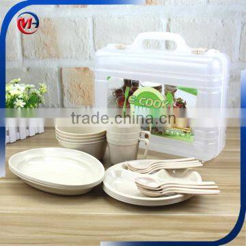 25pcs Outdoor Portable Tableware Set