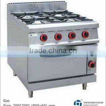 4 Burners, 1 Baking Oven, 1 Grill - Gas Oven, CE, 125560BTU, TT-WE157A