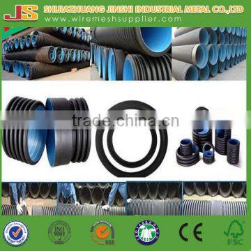 Drainage HDPE Double Wall Corrugated Pipe with Rubber Ring