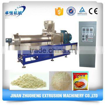 automatic high efficient bread crumbs panko making machine