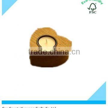 wholesale customized wooden tealight candle holder holiday decoration