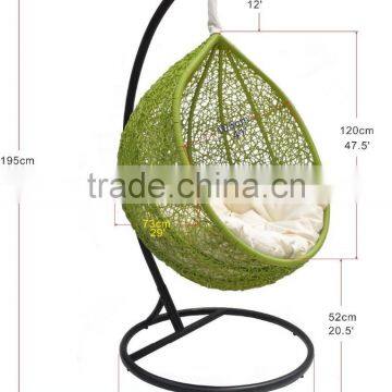 Garden Outdoor Furniture Rattan Hanging Hammock Swing Chair