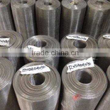 12 mesh 304 woven stainless steel wire mesh/ss screening mesh/1400 micron stainless steel mesh