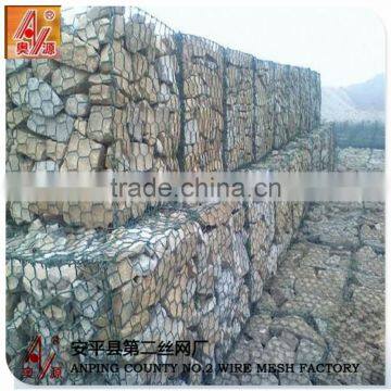 Hot sale electrical galvanized gabion box wire mesh/stone cages