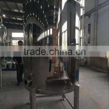 China Stainless steel bright beer tank 1000l