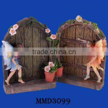 2013 Popular Pair of Delicate Medium Resin Fantasy Fairy Door Decor